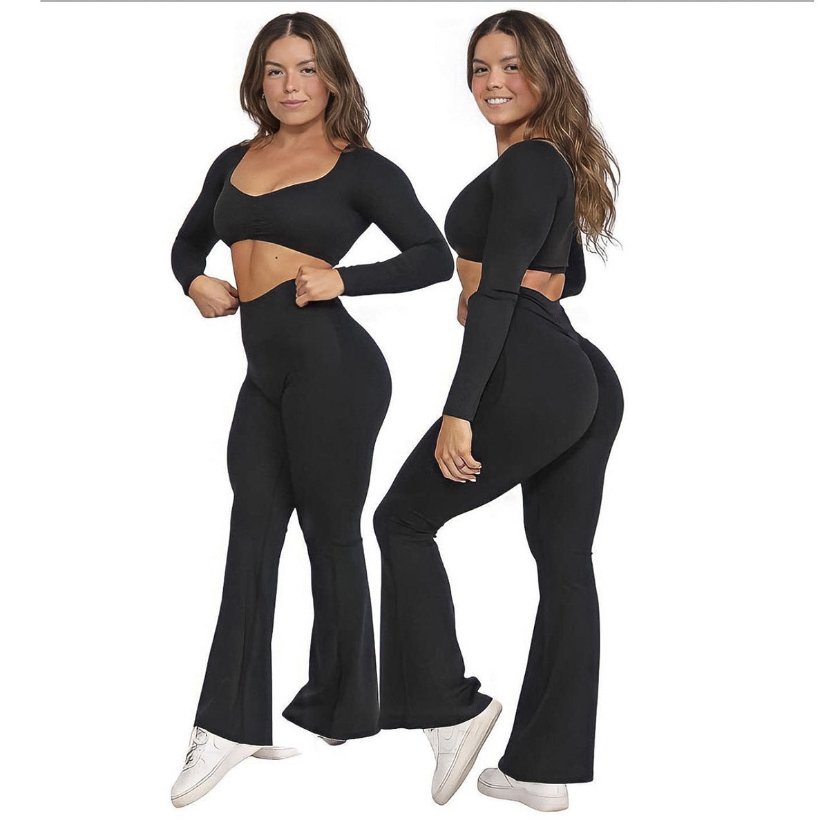 Casual Outdoor Fitness Yoga Clothing High-Waisted Butt-Lifting Training Clothing Yoga Pants for Women