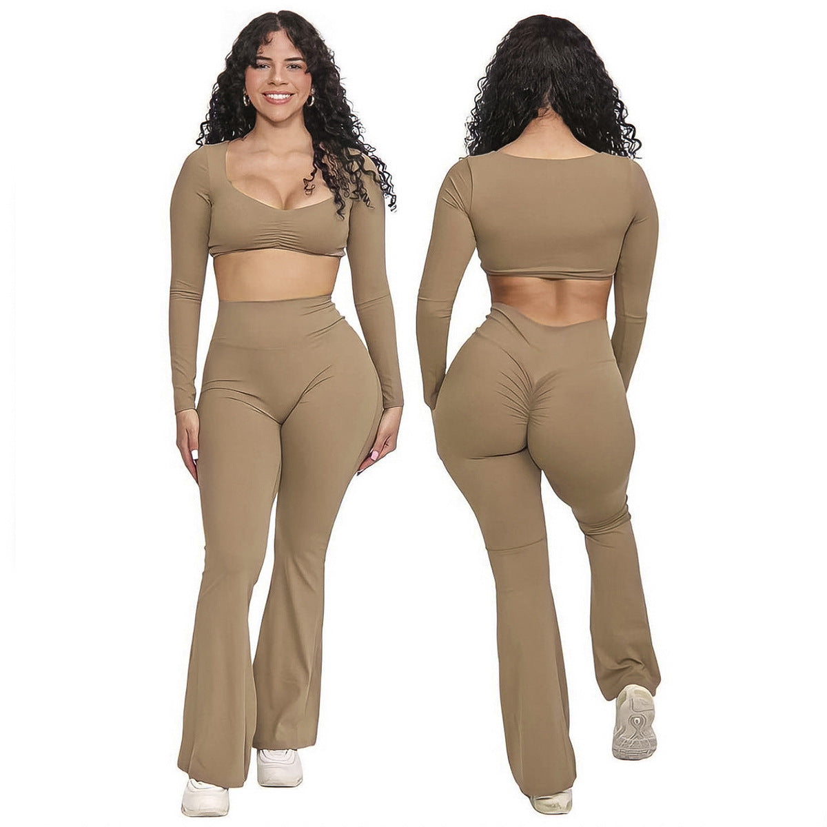 Casual Outdoor Fitness Yoga Clothing High-Waisted Butt-Lifting Training Clothing Yoga Pants for Women